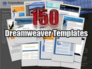 Thumbnail 150 Dreamweaver templates With Master Resale Rights.