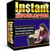 Thumbnail Instant News letter With Master Resale Rights.