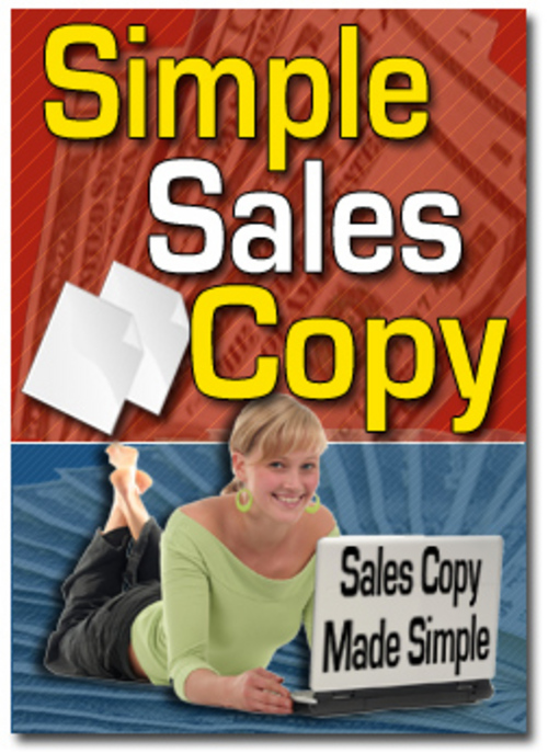 Product picture Simple Sales Copy With Master Resale Rights.