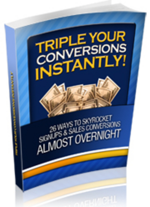 Product picture Triple Your Conversions With Master Resale Rights.