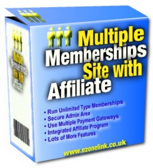Product picture Multiple Membership Site With Affiliate