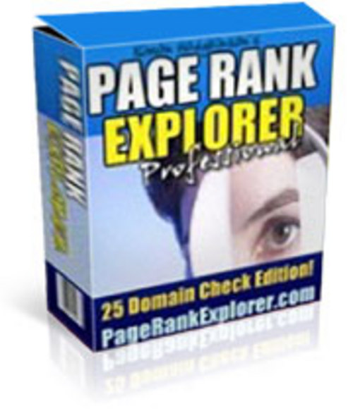 Product picture Page Rank Explorer With Master Resale Rights.
