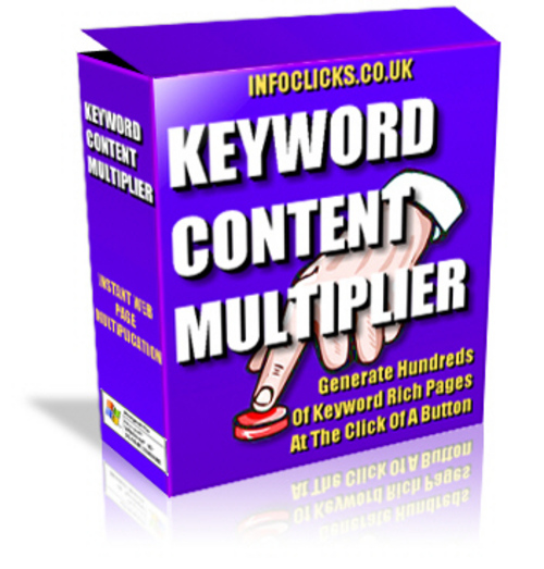 Product picture Keyword Content Multiplier With Master Resale Rights.